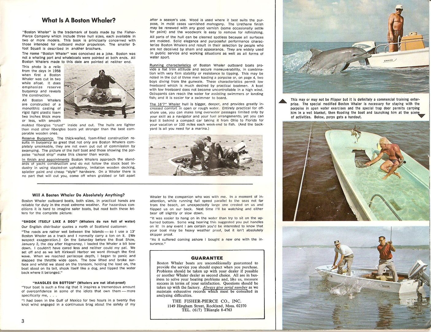 1969 Boston Whaler Catalog Moderated Discussion Areas